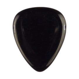 Amethyst Stone Guitar Or Bass Pick - 3.0 mm Ultra Heavy Gauge - 351 Shape - Specialty Handmade Gemstone Exotic Plectrum - 3 Pack