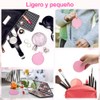 Espejo de Bolsillo, 50 Piezas Mini Espejo para Maquillaje Rosa