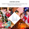 HOMSFOU Lighted Christmas Tree 3pcs Mini Tabletop Acrylic Christmas Tree