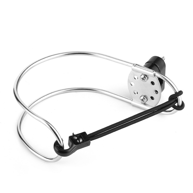 4.5in Stainless Steel Lifebuoy Ring Bracket Horseshoe Holder for Marine