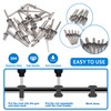 BESTYCHAO 180Pcs Blind Rivets Kit, Stainless Steel Pop Rivets 6