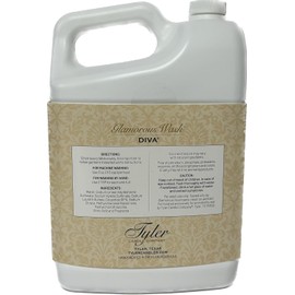 Tyler's Diva Glam Wash Laundry Detergent, Gallon (128 Fl oz) (Pack of 1) ILIOS Packaging.