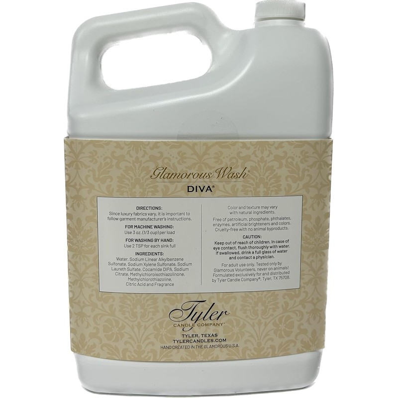 Tyler's Diva Glam Wash Laundry Detergent, Gallon (128 Fl oz)