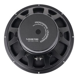 Sound Town 18” 450W Raw Woofer Speaker with 4" Voice Coil, 100 oz Magnet, Replacement Woofer for PA/DJ Subwoofer, 4-ohm (STLF-1804-4)