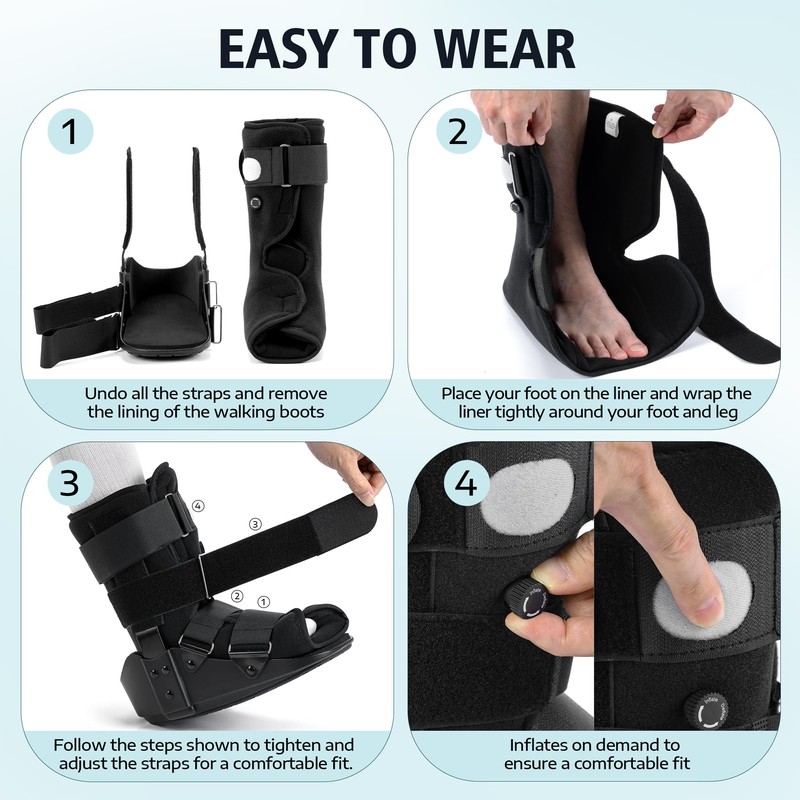 Medibot Advanced Walking Boot for Ankle Injuries & Fractures Adjustable