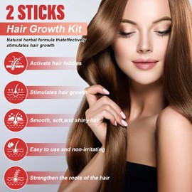 2PCS Haarwachstum Ölspray, Haarwachstum Öl, Haarverdickungspray, Fördert Dickeres Natürliches Haar, Vorbeugung gegen Haarausfall, Nicht Fettend (B)