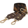Duwi Wide Purse Strap Jacquard Guitar Style Strap Multicolor Canvas