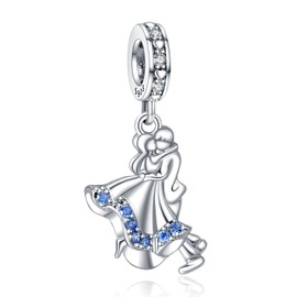 Amieween - Colgante de plata de ley 925 con colgante de anillo de amor infinito, para mujer, regalo de cumpleaños para el día de San Valentín, familia y amigos, Plata de ley, Circonita cúbica
