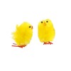 Pack Of 6 Small Fluffy Easter Chicks Cute Mini Yellow