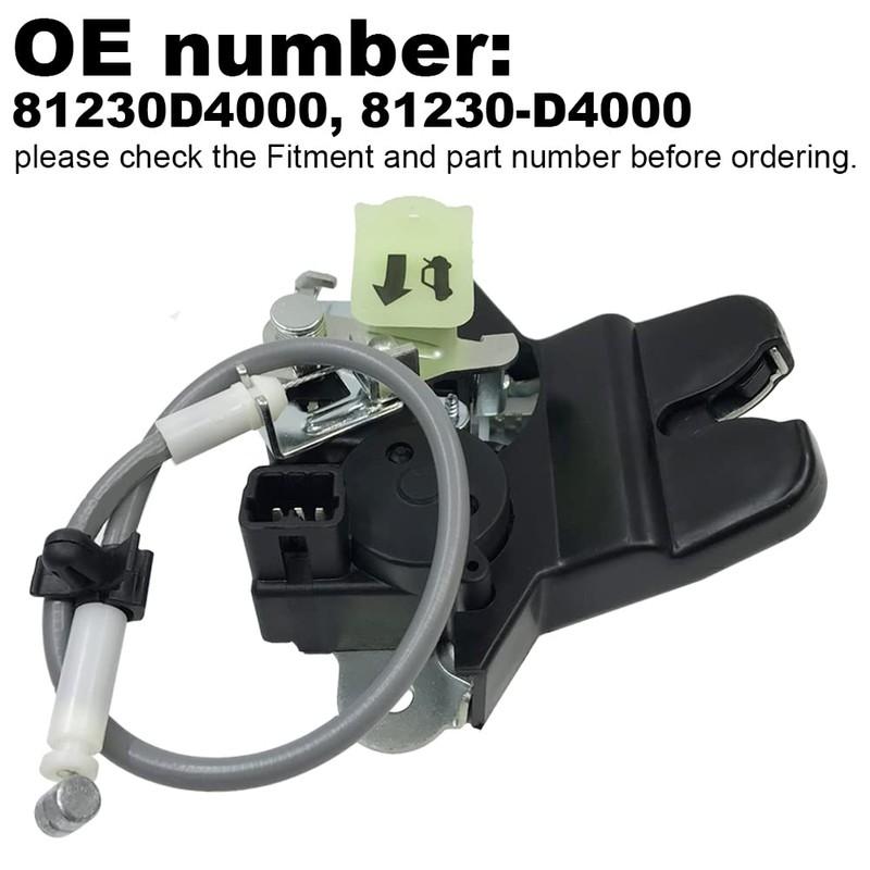 Gorniloxam Trunk Latch Lock Actuator, Replacement for 2016-2020 Kia Optima,