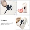 Zerodeko 2pcs Womens Pointe Shoe Bag Drawstring Shoe Bags for
