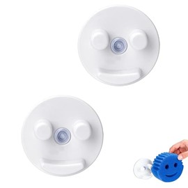 GIONAR 2 Stück für Scrub Daddy Halterung,Sponge Holder,Spülschwammhalter,Scrub Mommy,Schwammhalter für Küchenwaschbecken mit Saugnapf-Installation(Schwämme Nicht enthalten)