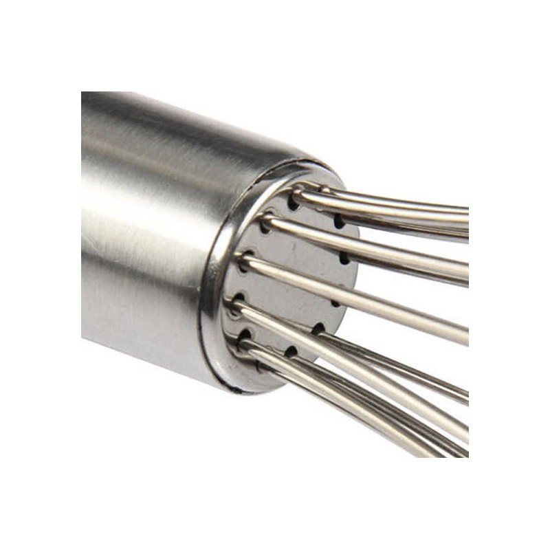 Kitchen FX Stainless Steel 10 Inch Whisk Egg Beater Whipping