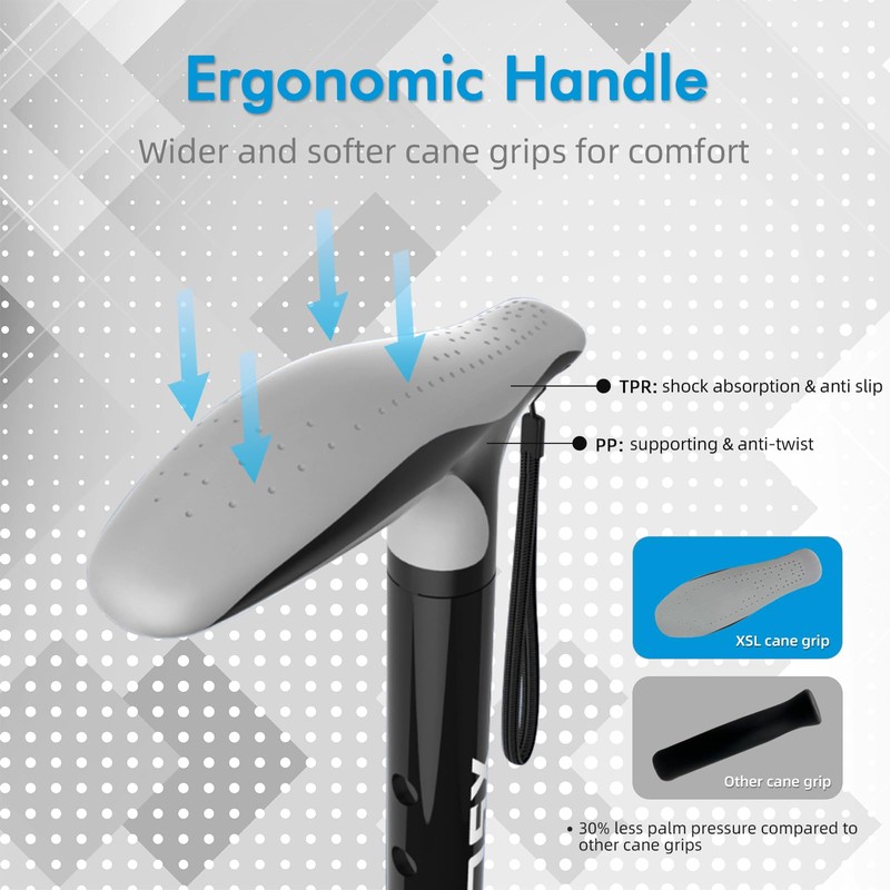 XSL Walking Cane - Foldable, Adjustable, Collapsible Walking Canes for