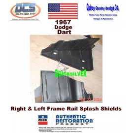 Quirey Quality Design Co. 1967 Dodge Dart Front Frame Rail K Frame Shields 2800658 9 MoPar USA