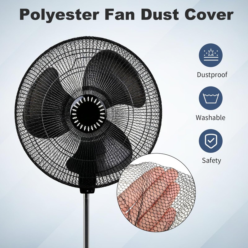 4 Pcs Fan Dust Cover 16"-19" Oscillating Fan Mesh Cover