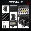 OFFROADTOWN 15 Inch 300W LED Light Bar, White, Aluminum, IP68