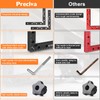 90 Degree Positioning Angle, Preciva Right Angle Aluminum Alloy Clamps