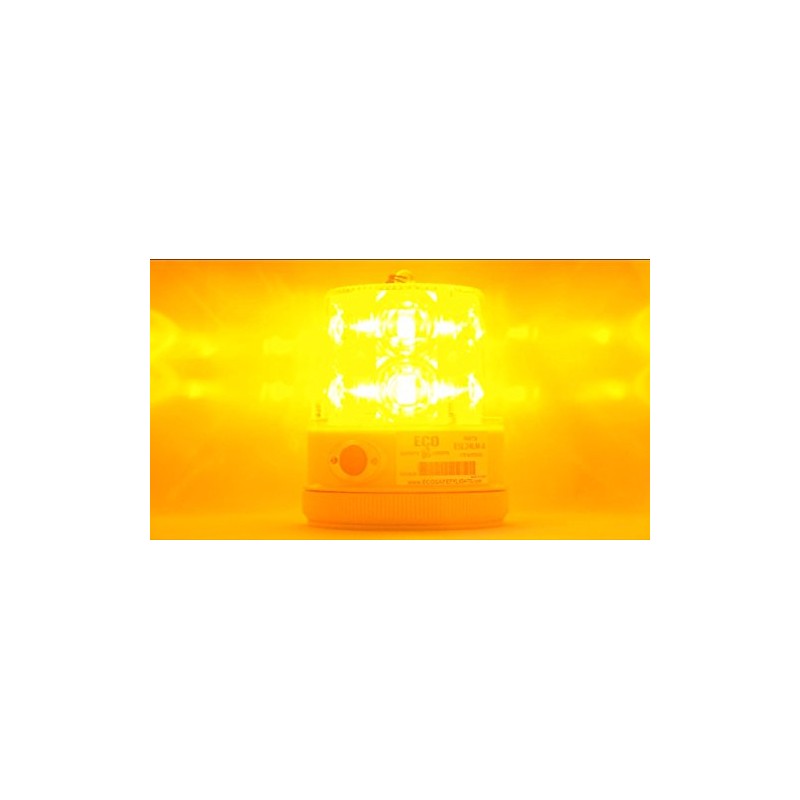 P24LM2 AMBER 24 LED PORTABLE SAFETY LIGHT 50 LBS PULL