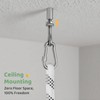 Slevoo Baby Jumper, with Ceiling Hook, Quick-Entry and Space-Saving Portable