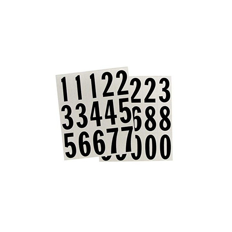 Hy-Ko Packaged Numbers & Letters, DIY Address Number Stickers for