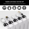 Estuchelandia 50 Pzs Clip Organizador Ajustable Cables Autoadhesivo Sosten