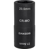 DAKCOS 20.5 x 21.5 mm Impact Wrench Nuts, Double Head