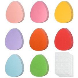 72Pcs Egg Cutouts Paper Eggs 6 Inch Egg Shaped Card Cut Outs Large Egg Shapes Paper Egg Die Cuts for Easter DIY Kids Craft Projects Spring Summer Theme School Party