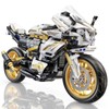 QiqoPoyee Sport Motorcycle 1:10 Scale Model Building Blocks Kits for