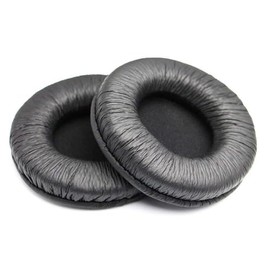 MDR-V700 Earpads Replacement Wrinkle Leather Ear Pads Cushions Cover Repair Parts Compatible with Sony MDR-V700 V700DJ Z700 V500 NS-WHP314 HDJ2000 DJ DN-HP1000 HARX300 ProDJ100 Headphones (Black)