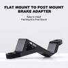 POENVFPO Bicycle Disc Brake Adapter Aluminum Alloy 74mm to 34mm