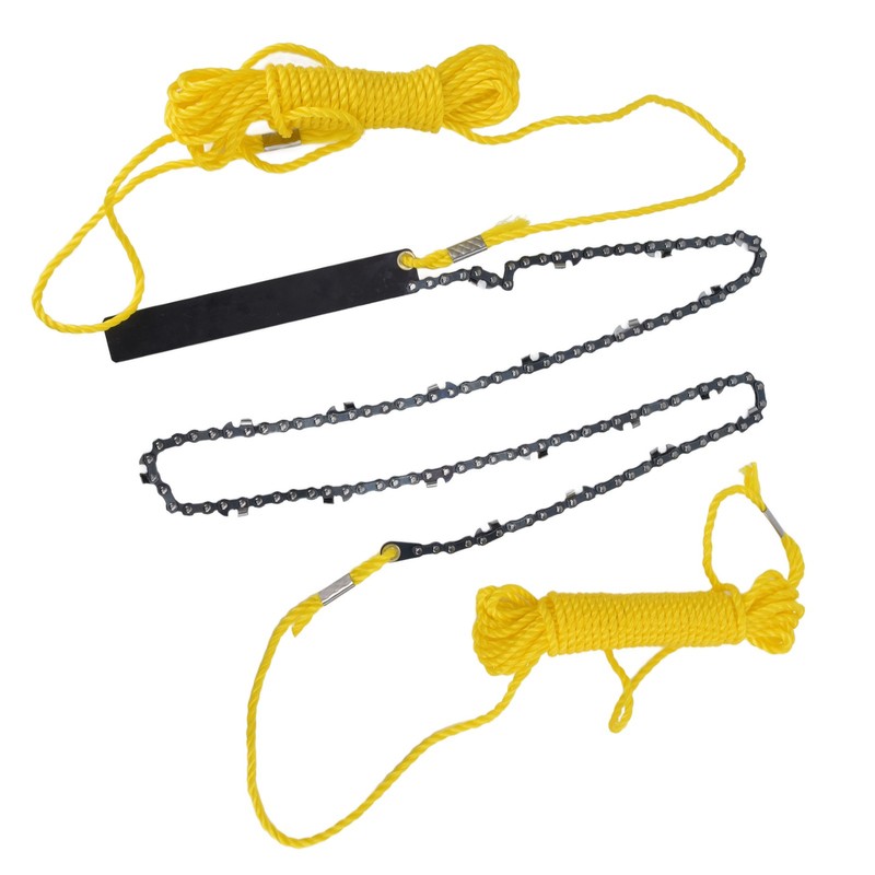 48 Inch Tree Limb Hand Rope Chain Saw 63 Teeth