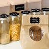 290 pcs Chalkboard Labels,Removable Blackboard Label Stickers,3 Assorted Shapes,with 2
