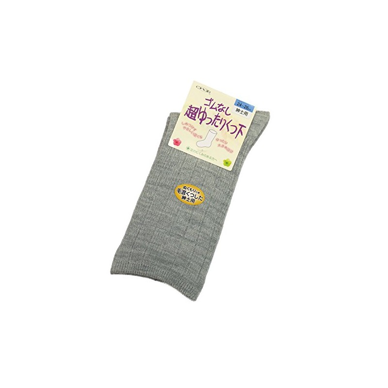 No Elastic Loose Sock (Hair Blend) Men's , , ,
