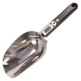 자동 계량 삽 사료 디지털 디스플레이 측정 Automatic Weighing Scoop Feed Digital Display Measurement [Light Grey Soot Bullets]