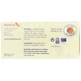 Tick Tock Organic Rooibos Tea Bags 80 Per Pack