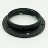 Pack of 3 Screw Rings E27 Plastic Black for Lamp
