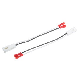 Motoforti Front Dash Tweeters Speaker Wiring Harness Adapter Connector Plug,Car Speaker Wiring Adapter,for Jeep Cherokee 2011-2017,Plastic,White,2pcs