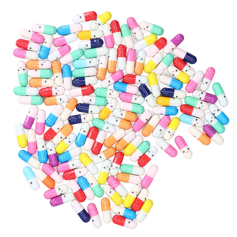 370Pcs Message Capsules Deliver Message Cute Patterns Cute Love Capsules