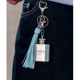 Pips Pocket Flask Keyring (SQUARE)