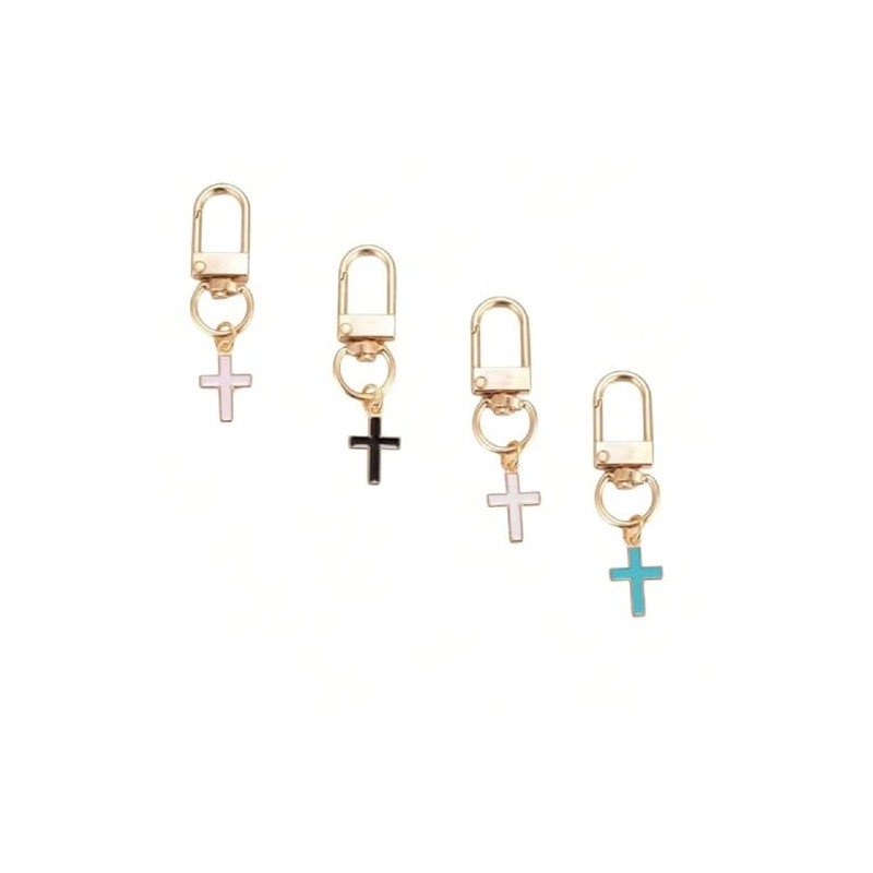 Cross Keychain for Women Car Keys Ring Accessories Clip Handbag