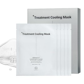 DA EFFECT Máscara de tratamiento refrescante, mascarilla calmante para cuidado después del sol, piel sensible estresada, cuidado de barrera posterior al tratamiento, mascarilla de gel calmante e hidratante, 0.88 oz x 5 hojas