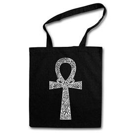 ANCH Hipster Shopping Cotton Bag - Kreuz Ägypten ägyptisch Ankh Henkelkreuz Lebensschleife Nilschlüssel koptisches Kreuz OT