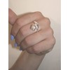 Donipreziosi Adjustable Ring with Capri Bell in White 925% Silver
