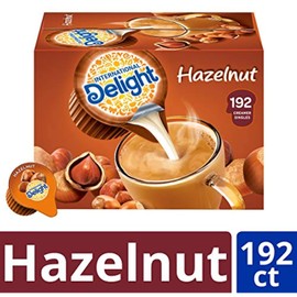 International Delight 827965 Liquid Non-Dairy Coffee Creamer, Hazelnut, 0.4375 oz Cups, 192 Cups/CT