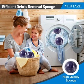 Pet Hair Remover for Laundry – Reusable Laundry Tool for Dog & Cat Hair, Fur, Lint & Dander in Washers & Dryers