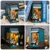 Sutinban DIY Book Nook Kit, Miniature Dollhouse Booknook Kit, DIY