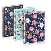 3pcs Cuaderno Espiral 240 Hojas Oficina Estudio Hogar Cuadernos Tapa