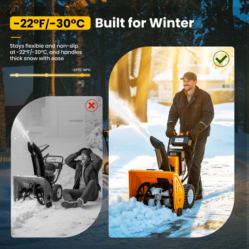 Beltchoice 2 Pack 754-0367, 954-0367 Neoprene Rubber Snow Blower Belt