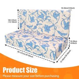 Rv Dinette Cushion Covers,Printing Stretchable Camper Cushion Cover,RV Cushion Slipcover,Rv Couch Cover Replacement for RV Camper Car Bench,2 Backrest Covers and 2 Bench Covers (Convallaria Majalis)